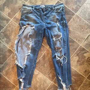 Distressed Jeans